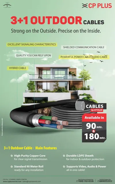 3+1 outdoor cables